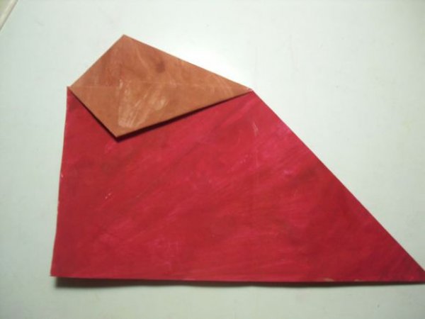创意折纸大全图解-火焰的折纸