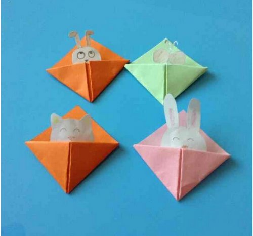 生活中的创意折纸-教你折简单可爱的护书角
