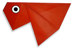 儿童折纸，DIY简单折纸教程之金鱼的折纸方法