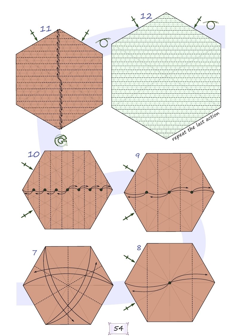 折纸手工教程，Eric Joisel 老乌龟手工折纸图解教程