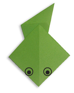 儿童折纸，DIY简单折纸教程之蝌蚪的折纸方法