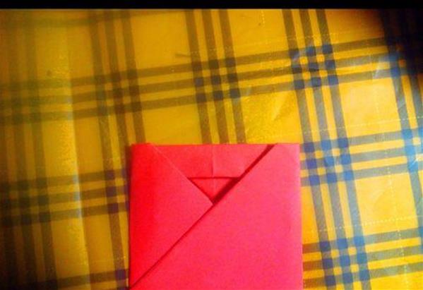 简单又漂亮的爱心信封折纸手工制作方法