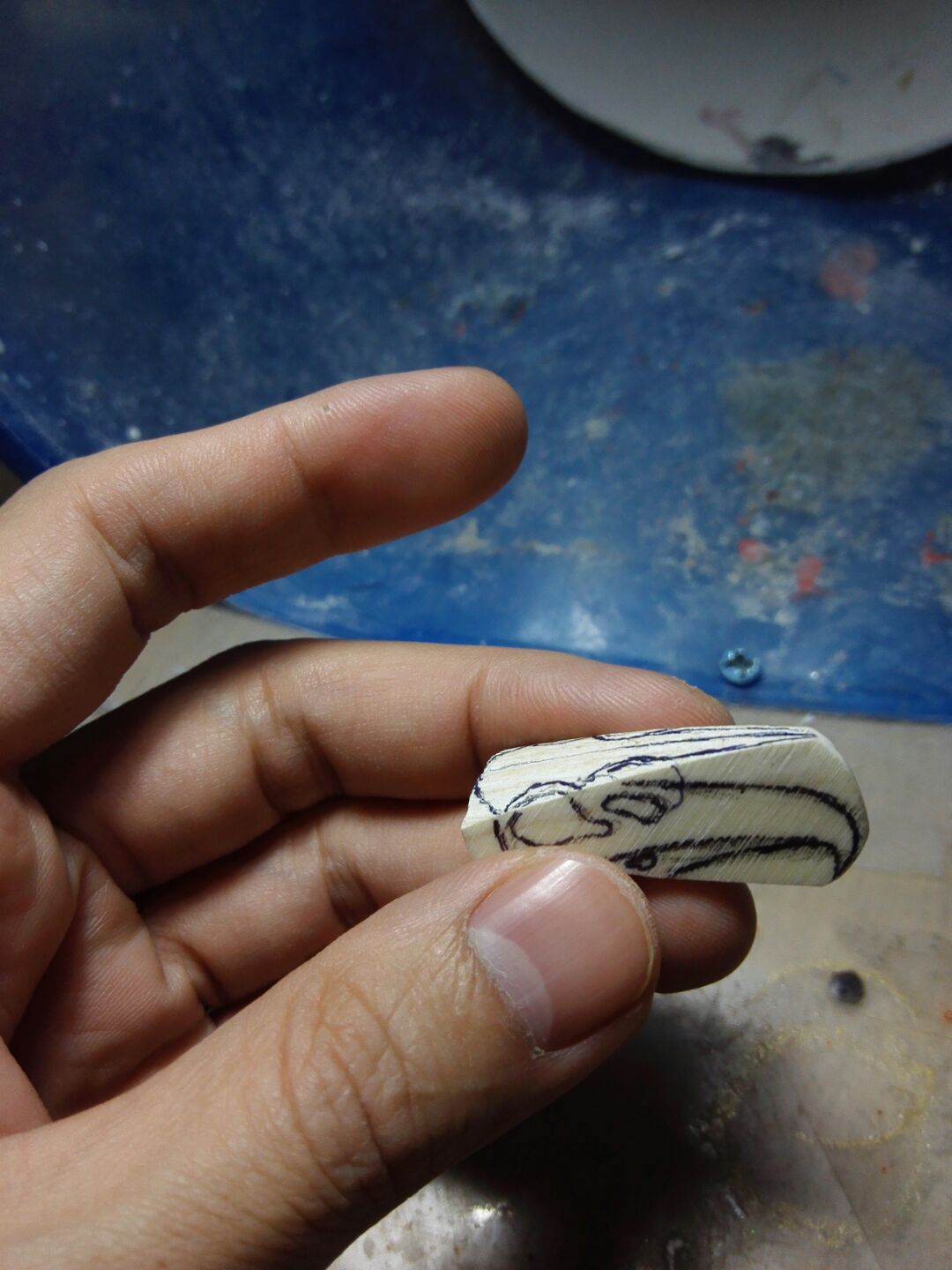 手工雕刻教程，《图腾一一鹰首之骸》项链饰品手工雕刻方法