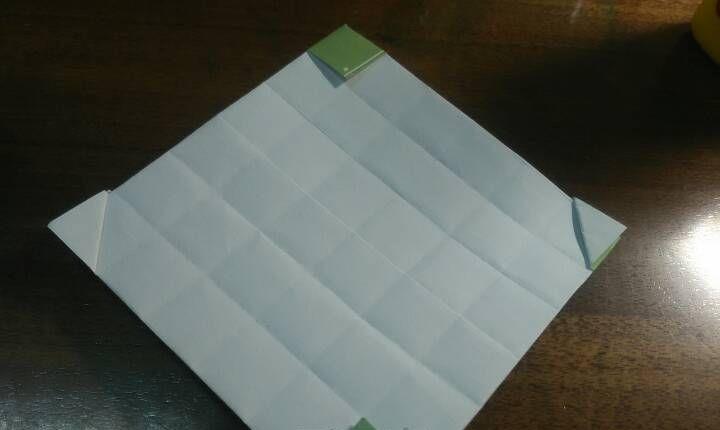手工折纸大全，爱心折纸方法，心形折纸，爱心格子纸心的折纸方法