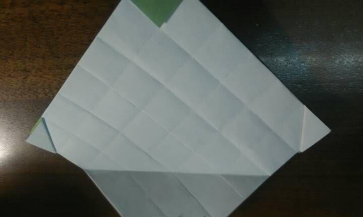 手工折纸大全，爱心折纸方法，心形折纸，爱心格子纸心的折纸方法