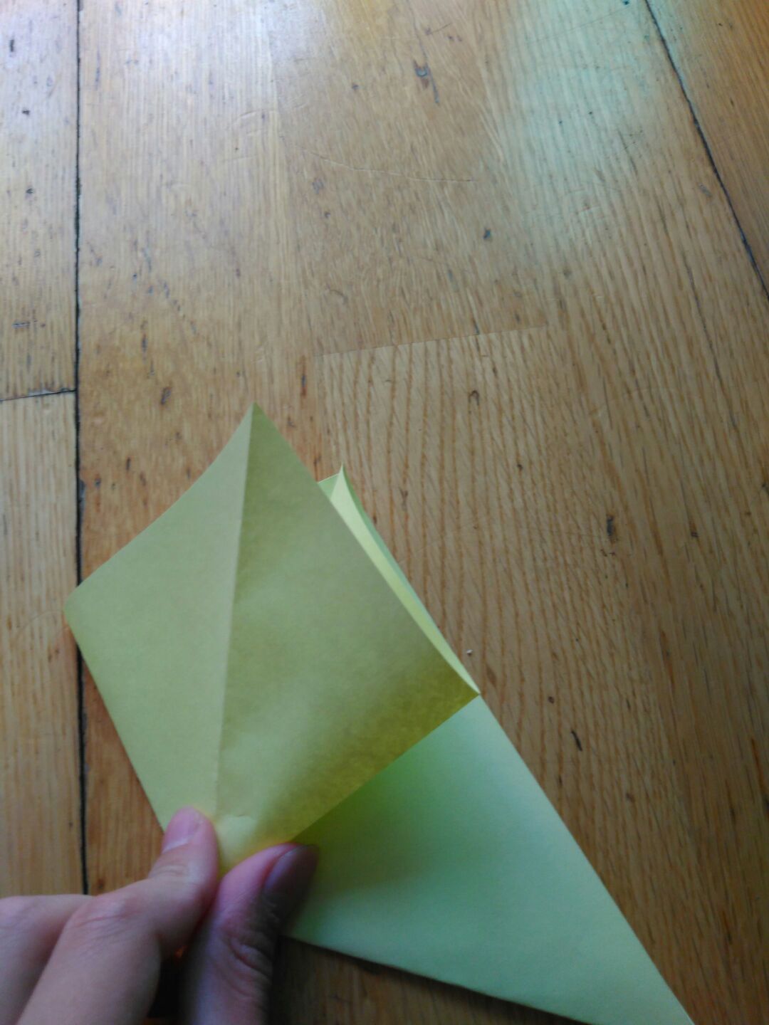 儿童手工折纸，迷你帐篷的手工折纸方法