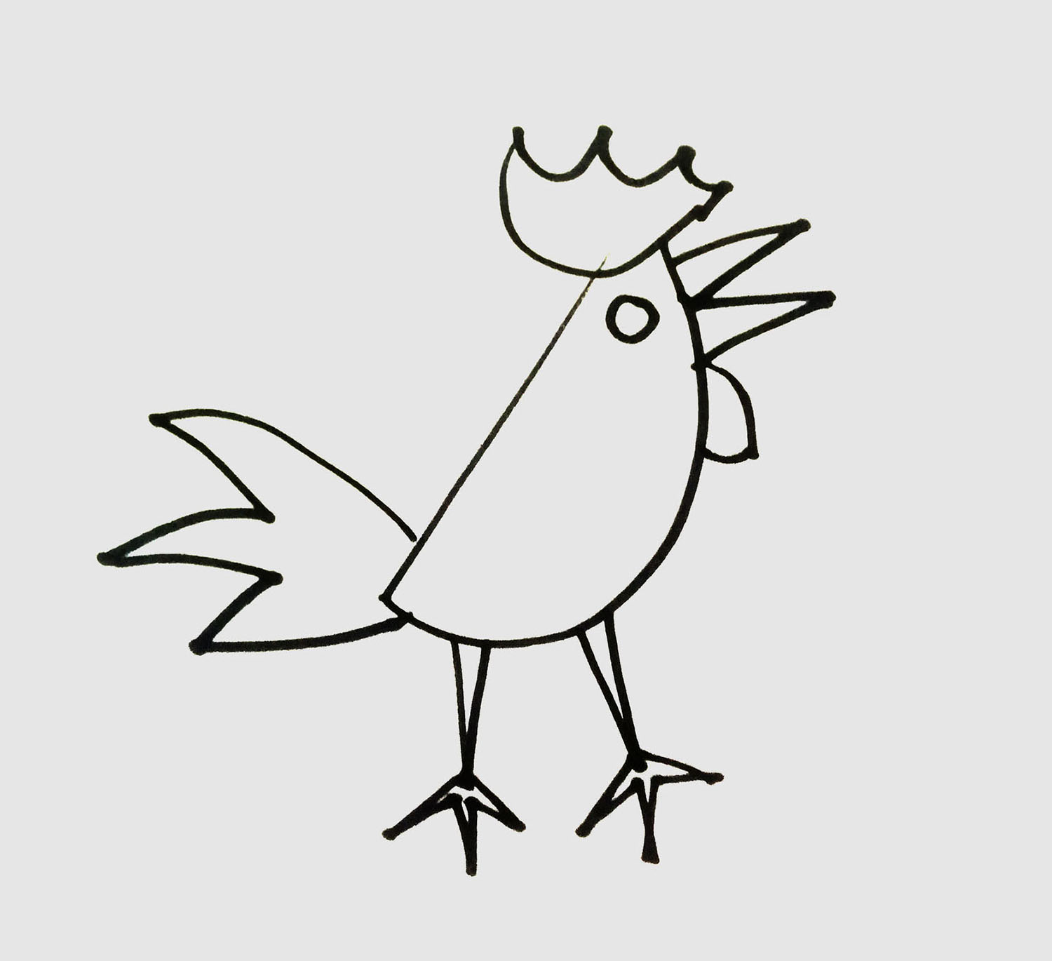 手绘鸡头纹身和轮廓。手绘的Hen矢量。中国幸运的动物插画图片素材_ID:338613666-Veer图库