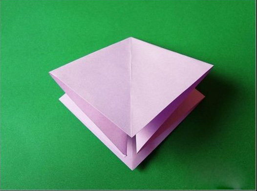 儿童简单折纸手工制作，折纸教学-百合花的折法