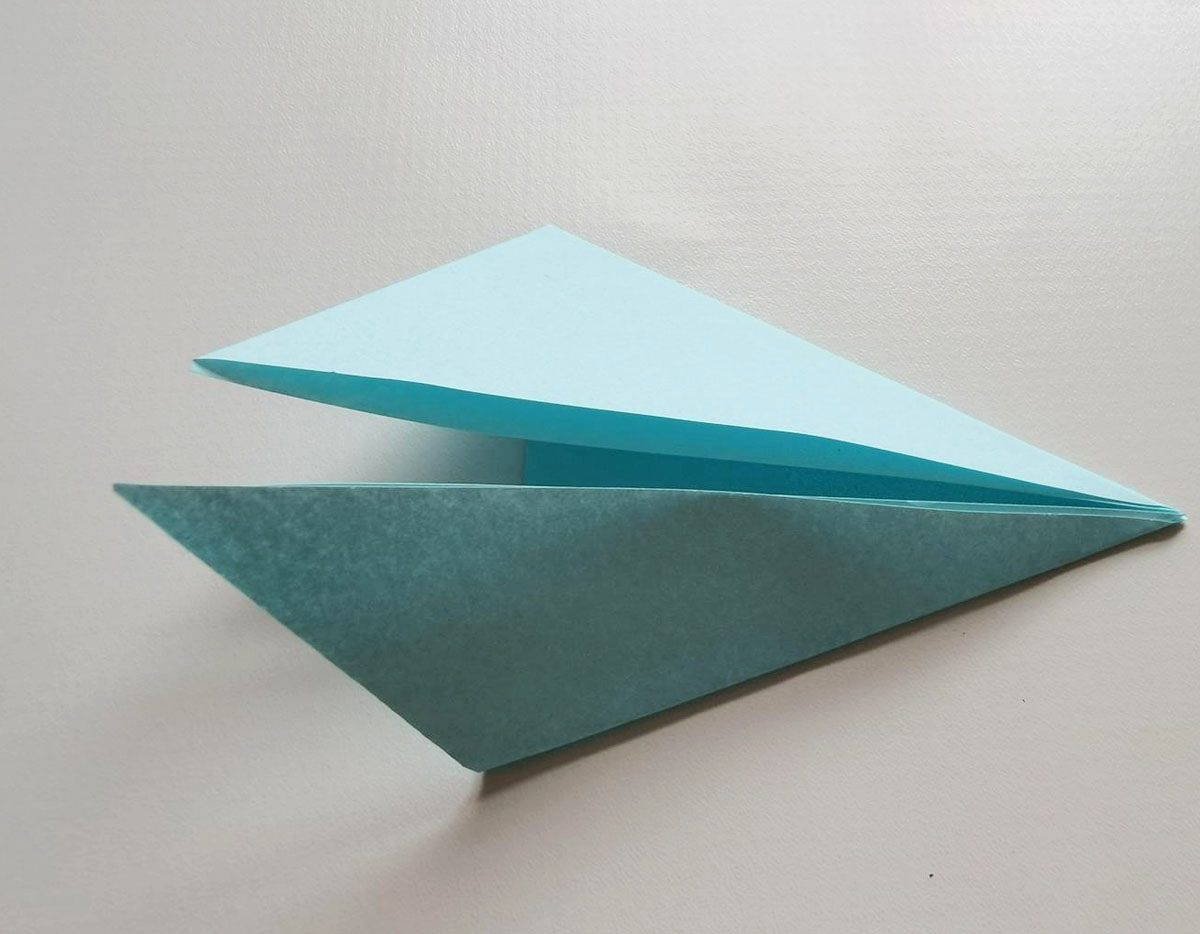 儿童简单易学的手工制作折纸教程，小鸟的简单折法图解