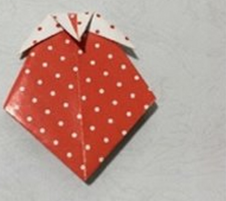 儿童折纸草莓手工折纸图解步骤