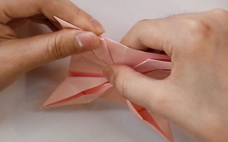 儿童折纸手工制作，立体家具桌椅折纸步骤图解