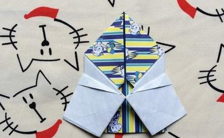 儿童折纸手工制作，圣诞老人折纸怎么折步骤