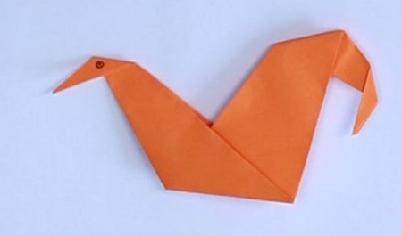 儿童折纸手工制作，母鸡手工折纸步骤图解