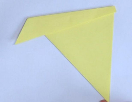 儿童折纸手工制作教程，小鸭子手工折纸步骤图解