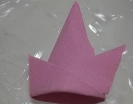 儿童手工折纸魔术帽子的折法图解