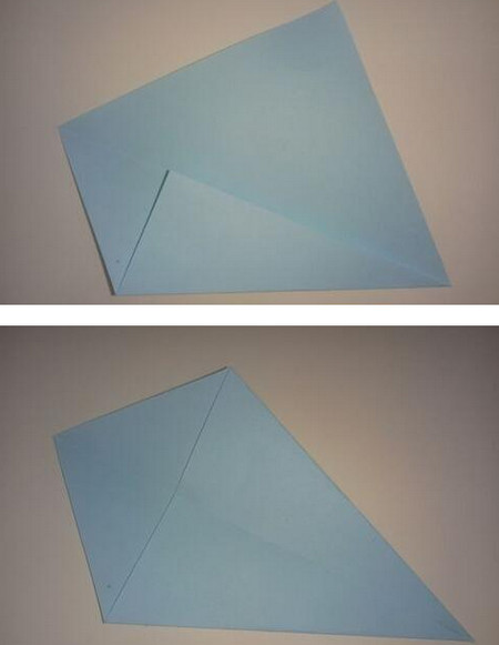儿童折纸手工制作教程，鲸鱼折纸步骤图片