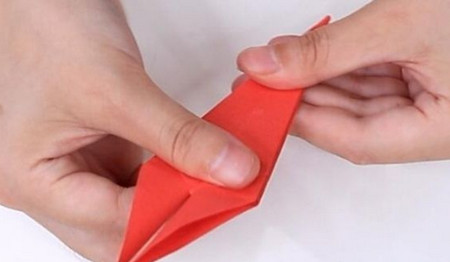 儿童折纸小燕子的折法图解