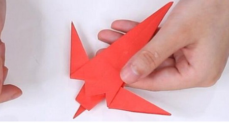 儿童折纸小燕子的折法图解