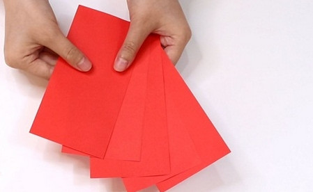 纸艺折纸手工漂亮的空心五角星的折法教程
