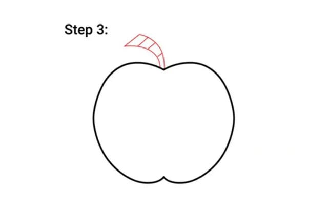苹果简笔画简单画法（3种）
