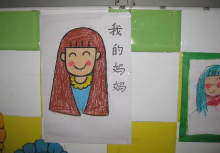 三八妇女节主题儿童绘画