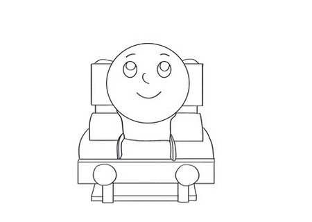 托马斯小火车简笔画怎么画简单又漂亮