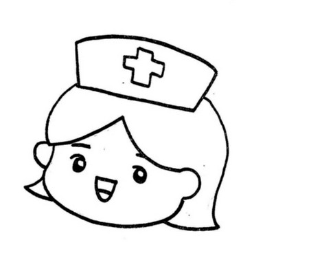 护士简笔画怎么画简单又漂亮