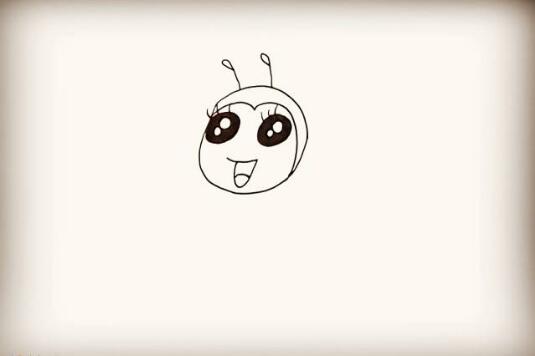 勤劳的小蜜蜂简笔画教程图片