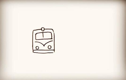 交通工具火车简笔画教程图片
