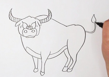如何画牛简笔画步骤图片