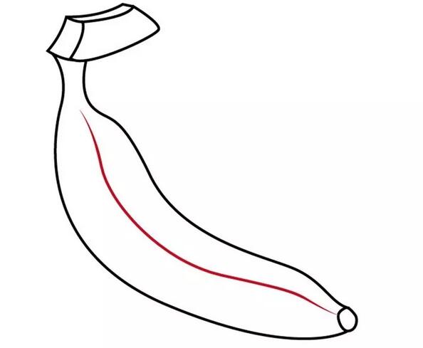 水果香蕉简笔画教程图片