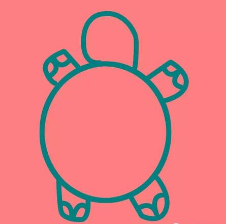 小乌龟简笔画教程图片简单