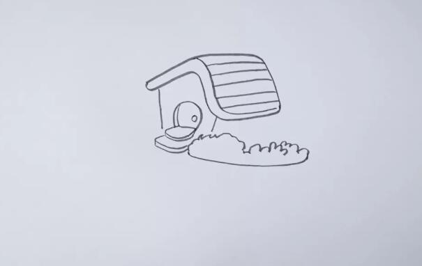 粉色的小房子简笔画教程图片