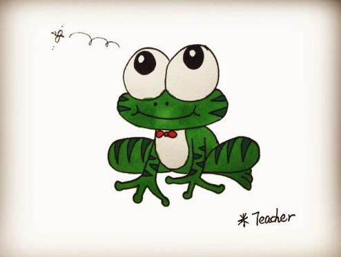 小青蛙简笔画怎么画