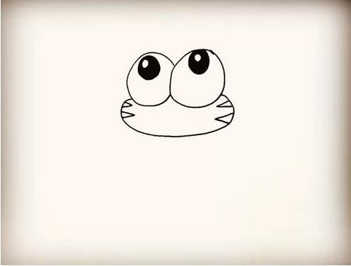 小青蛙简笔画怎么画