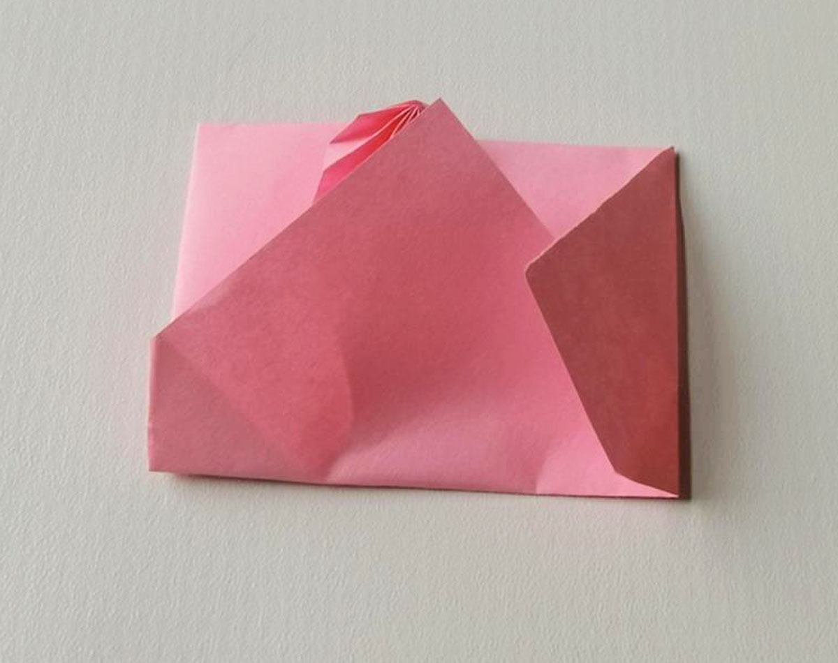 儿童简单又好做的DIY折纸 小信封的简单折法与步骤图解 咿咿呀呀儿童手工网