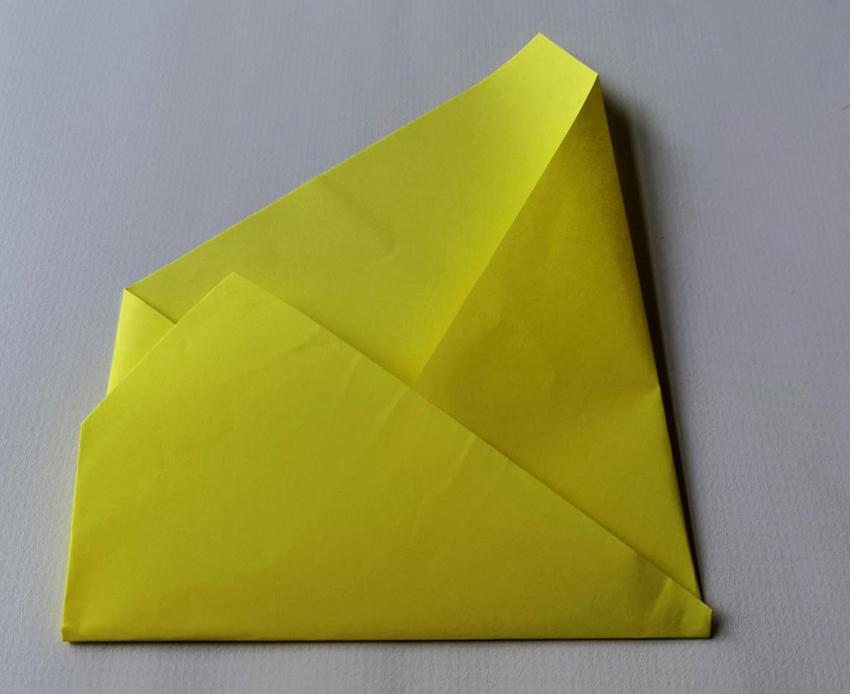 简单的手工折纸 小信封怎么叠纸图解步骤╭★肉丁网