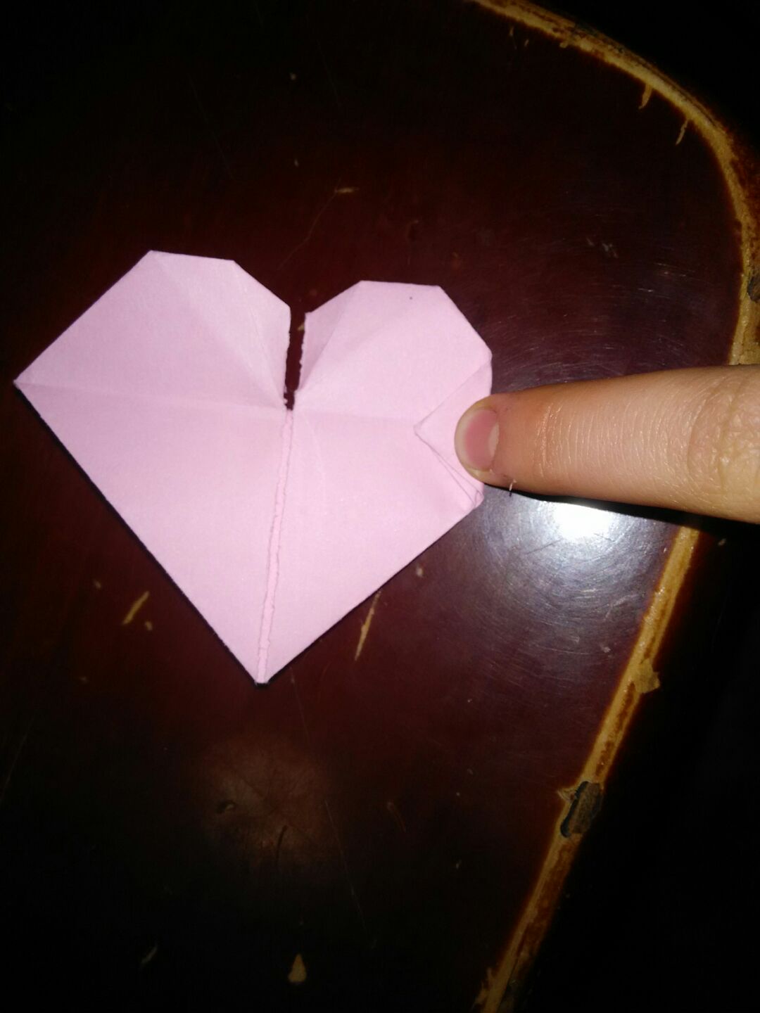 爱心信封折纸图解教程,真正用心的人做出来才更有爱！|折纸|信封|折痕_新浪新闻