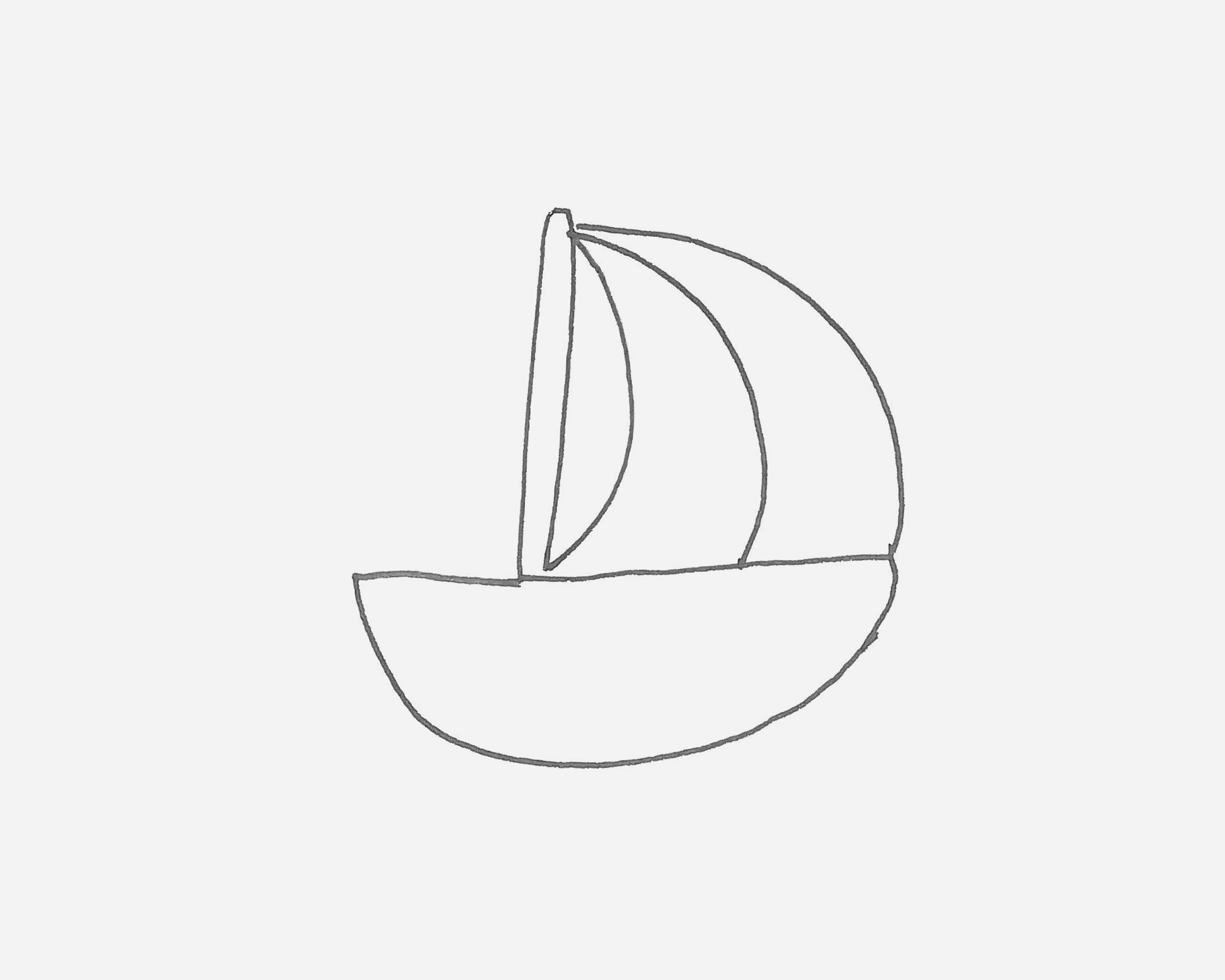 海上航行帆船简笔画画法图片步骤（华表简笔画） - 有点网 - 好手艺