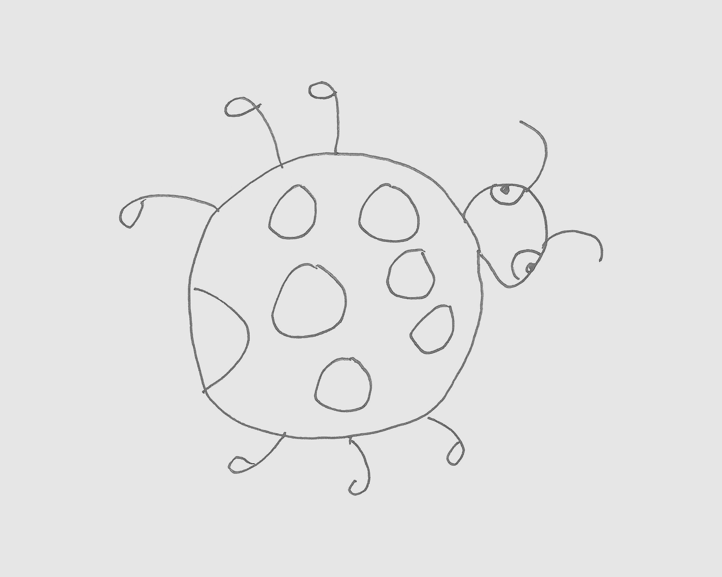 简笔画瓢虫怎么画好看 小瓢虫画法（女孩子学画画） - 有点网 - 好手艺
