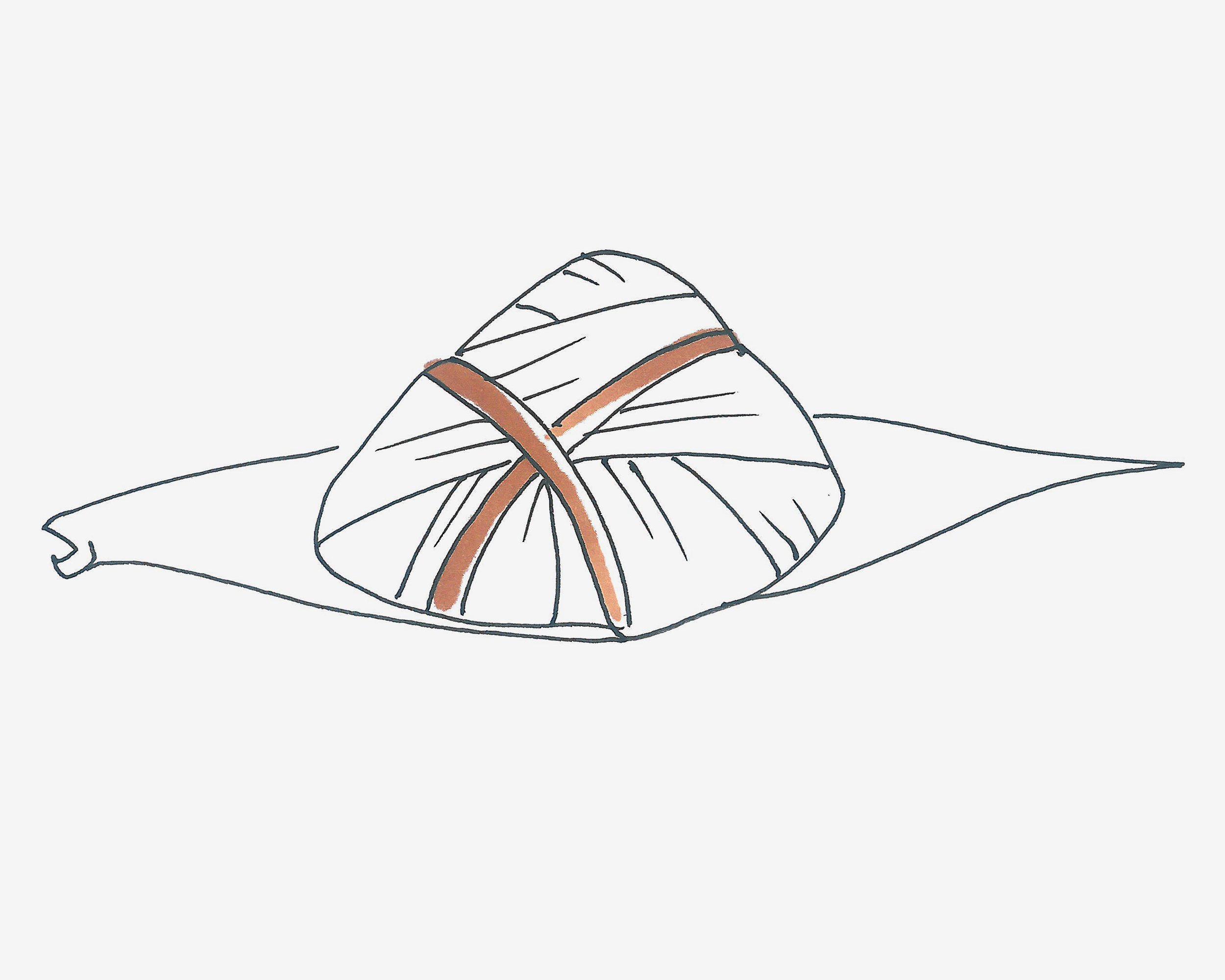 盘子里的粽子简笔画画法图片步骤（春节简笔画大全大图） - 有点网 - 好手艺