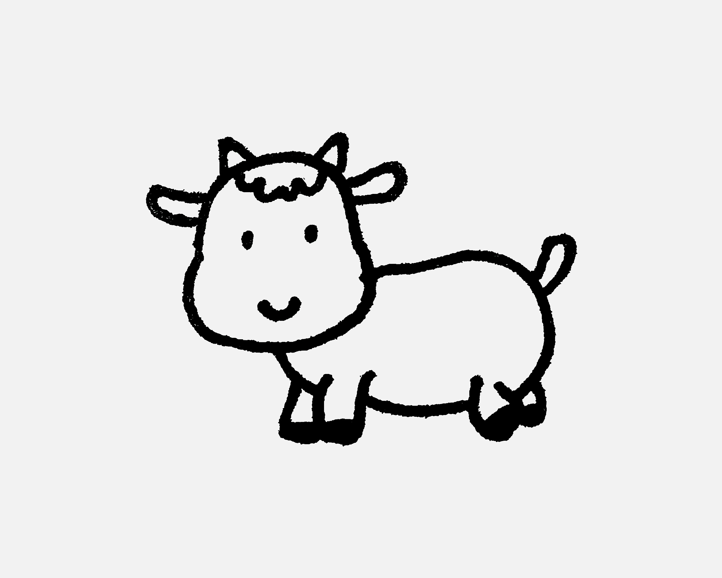 儿童动物简笔画 小毛驴步骤教程（学前儿童画） - 有点网 - 好手艺