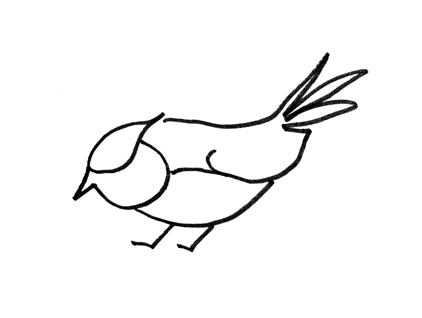 手绘小鸭子的画法图解教程  儿童简单可爱简笔画
