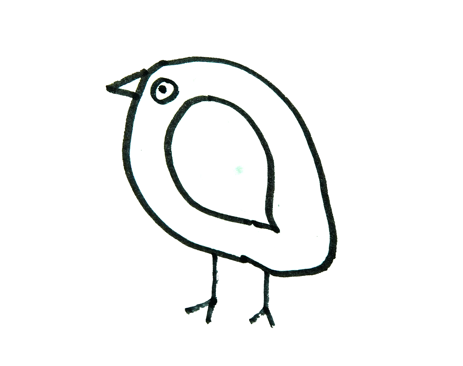 教你画小鸟的画法步骤 儿童简笔画图 咿咿呀呀儿童手工网